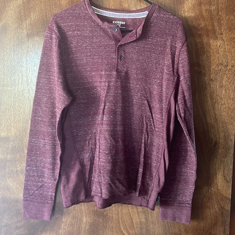 Express Henley long sleeve